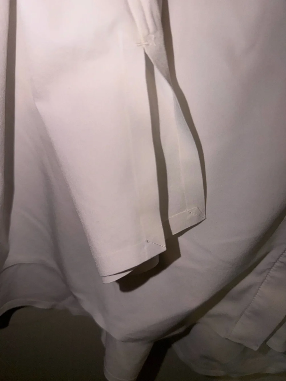 Athleta Women's White Long-Sleeve Button-Front Shirt XL - Picture 2 of 12